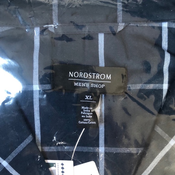 NORDSTROM’S MEN’S SHOP POPLIN PJ SET, SIZE XL, NWT - Picture 6 of 7